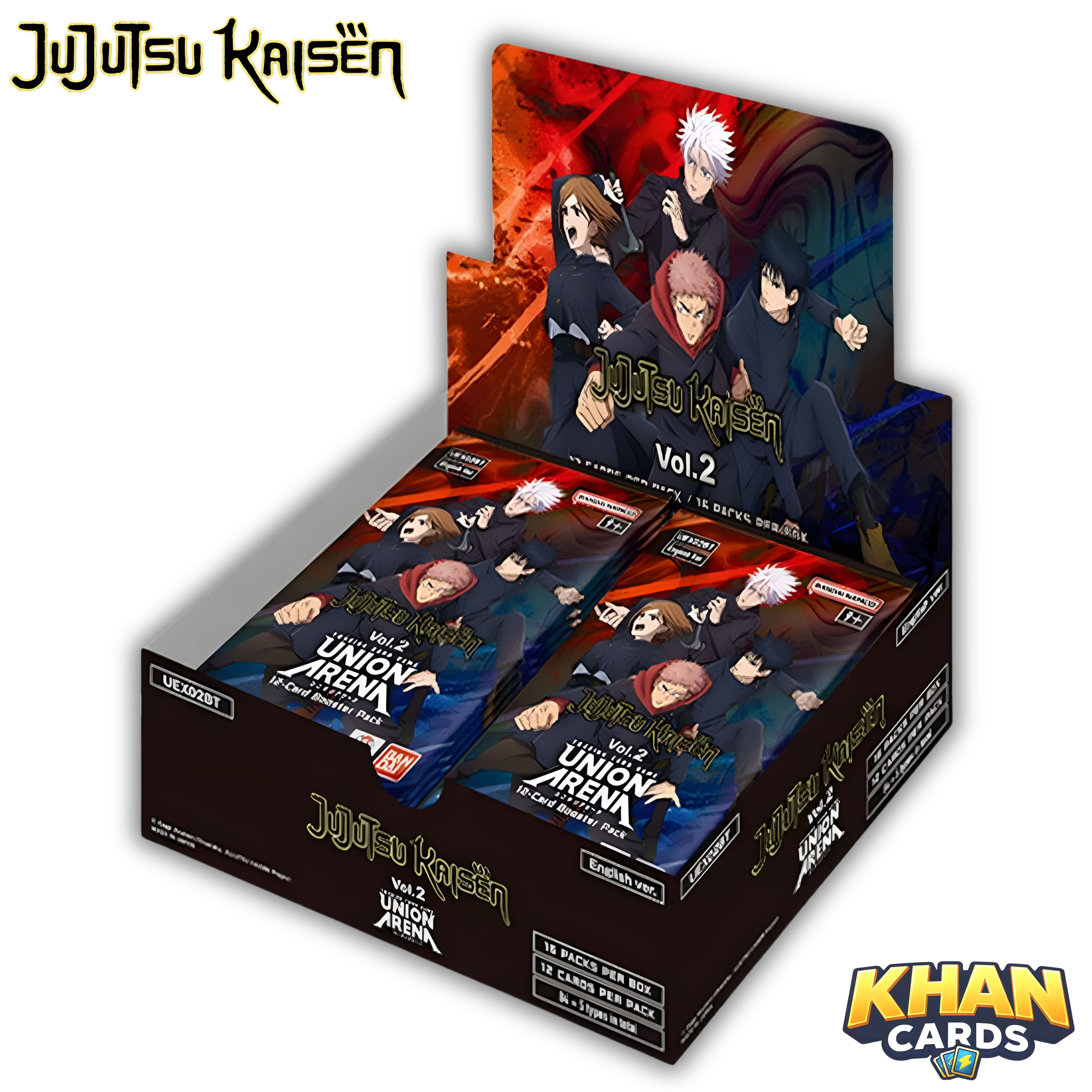 Union Arena – Jujutsu Kaisen Vol.2 Booster Box – English – Anime Trading Card Game
