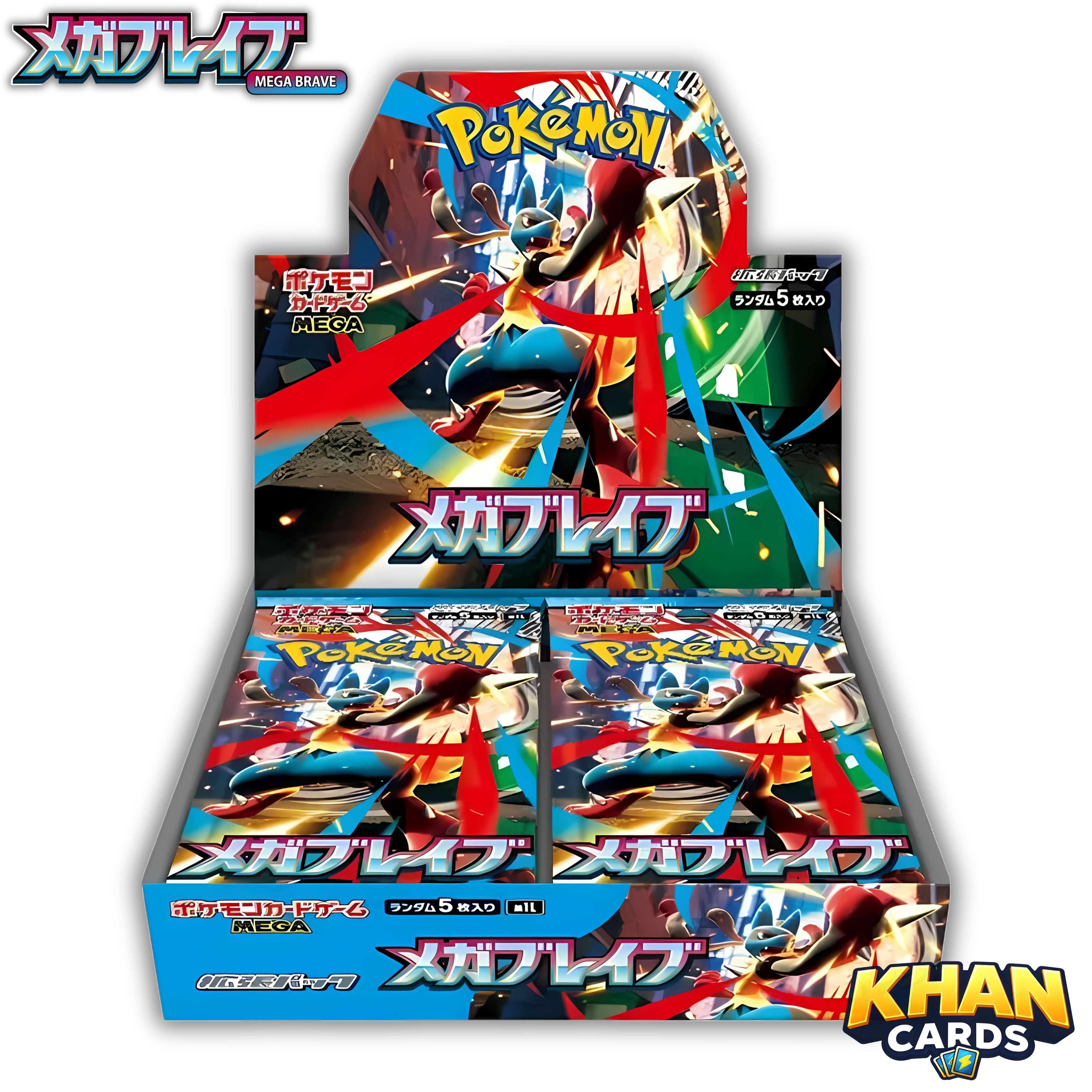 Pokémon Mega Brave Booster Box – Japanese – Pokémon Trading Card Game (TCG)